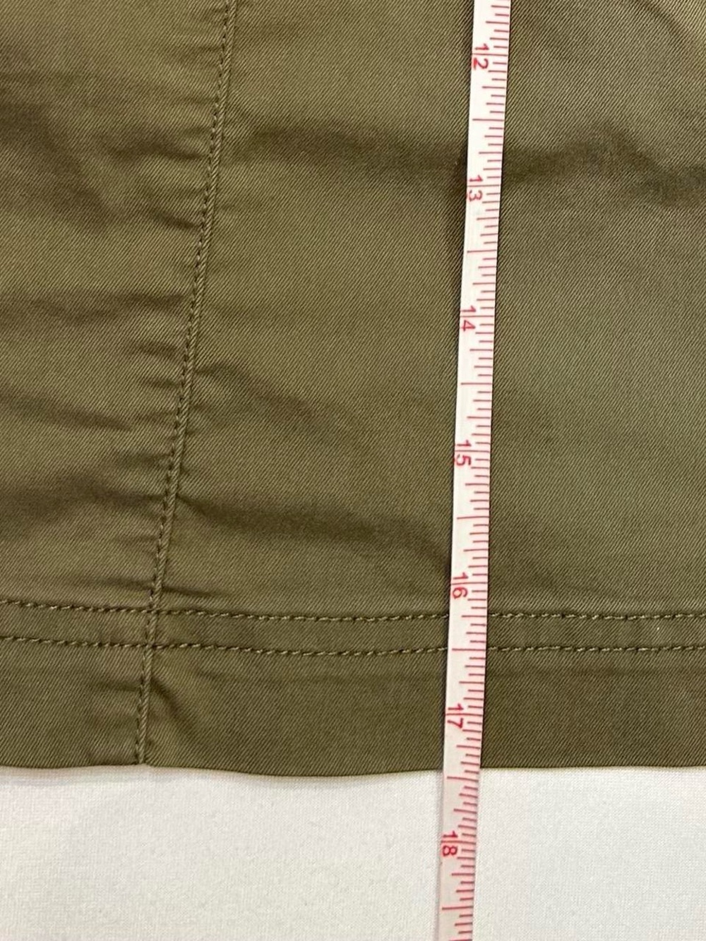 Nike Olive Green Golf Cargo Utility Skirt with Orange Stitching Detail Size 10/M - Picture 5 of 6